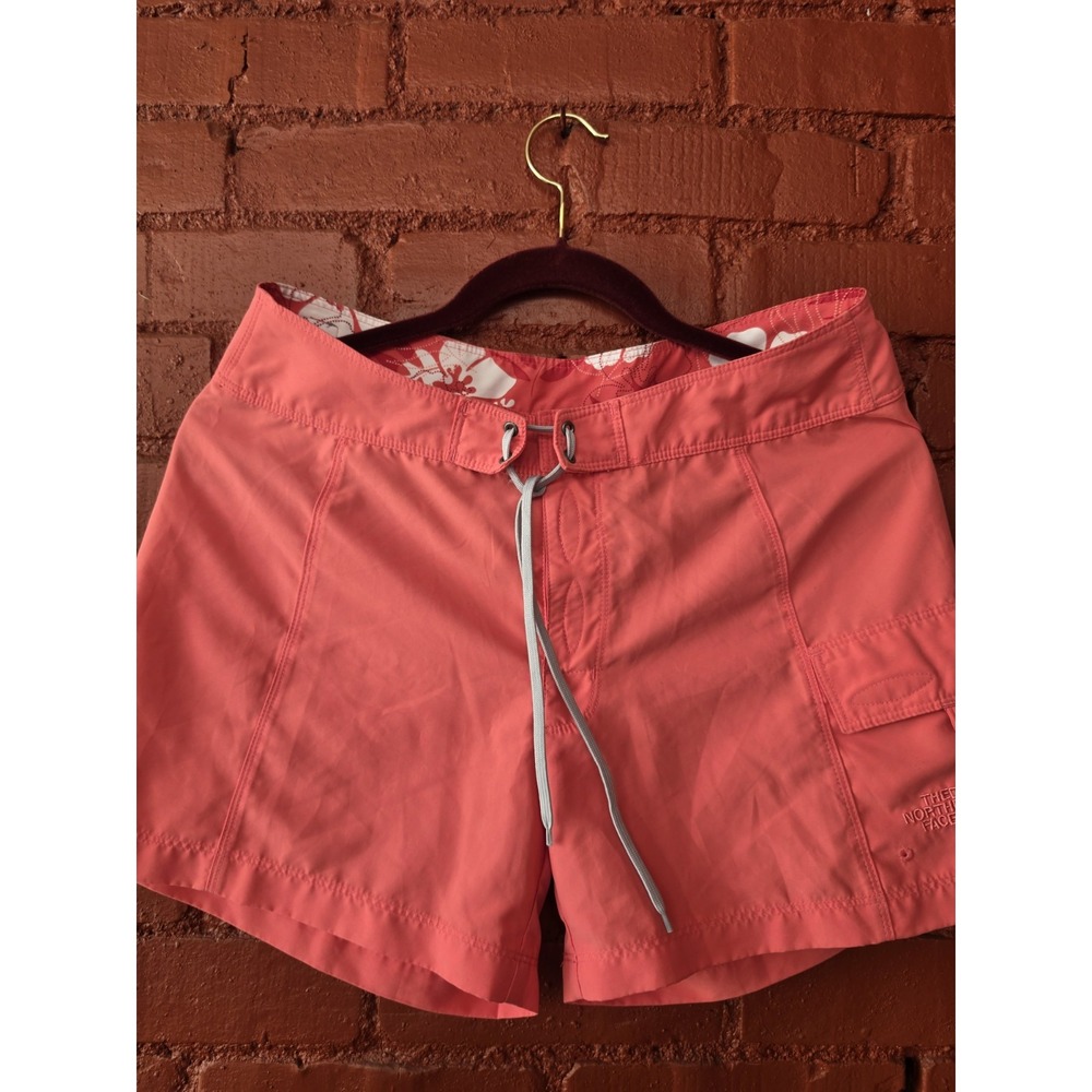 North Face Coral Shorts Women's Hawaiian Beach Vacation Resort 6
